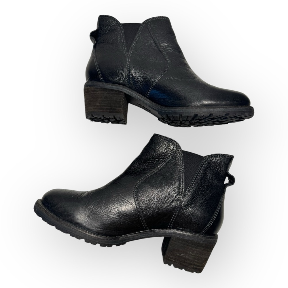 L.L. Bean Black Leather Ankle Booties